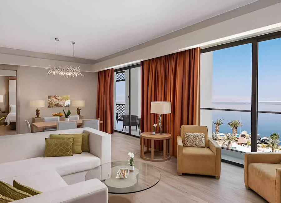 Hilton Dead Sea Resort & Spa Dead Sea Jordan (Deluxe One Bedroom Suite with Seaview)