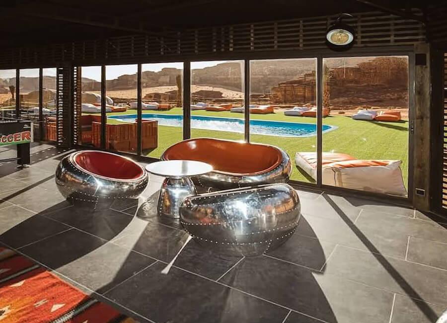 Palmera Camp Wadi Rum Jordan (lounge)