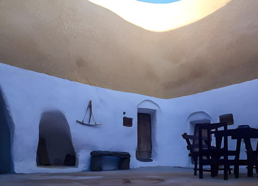 Au Trait d'Union Tijma Matmata Tunisia (Courtyard)