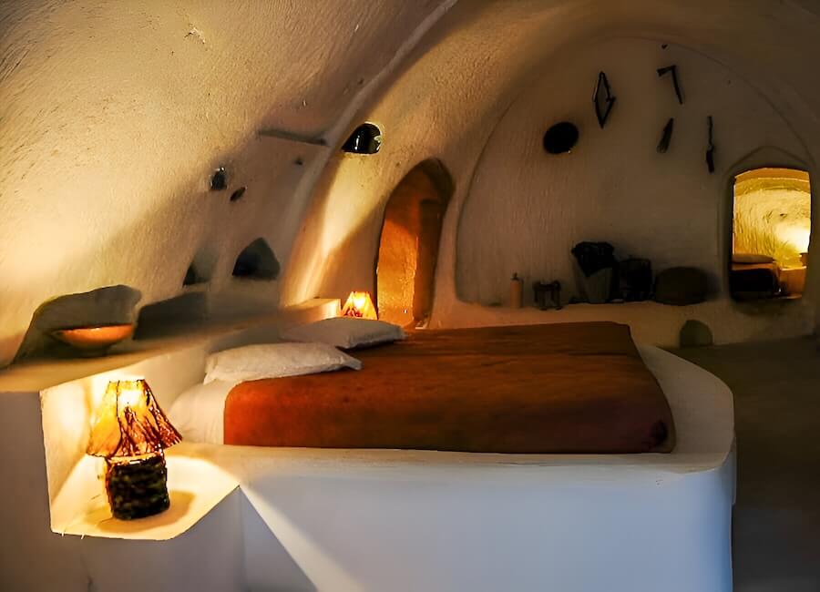 Au Trait d'Union Tijma Matmata Tunisia (bedroom)