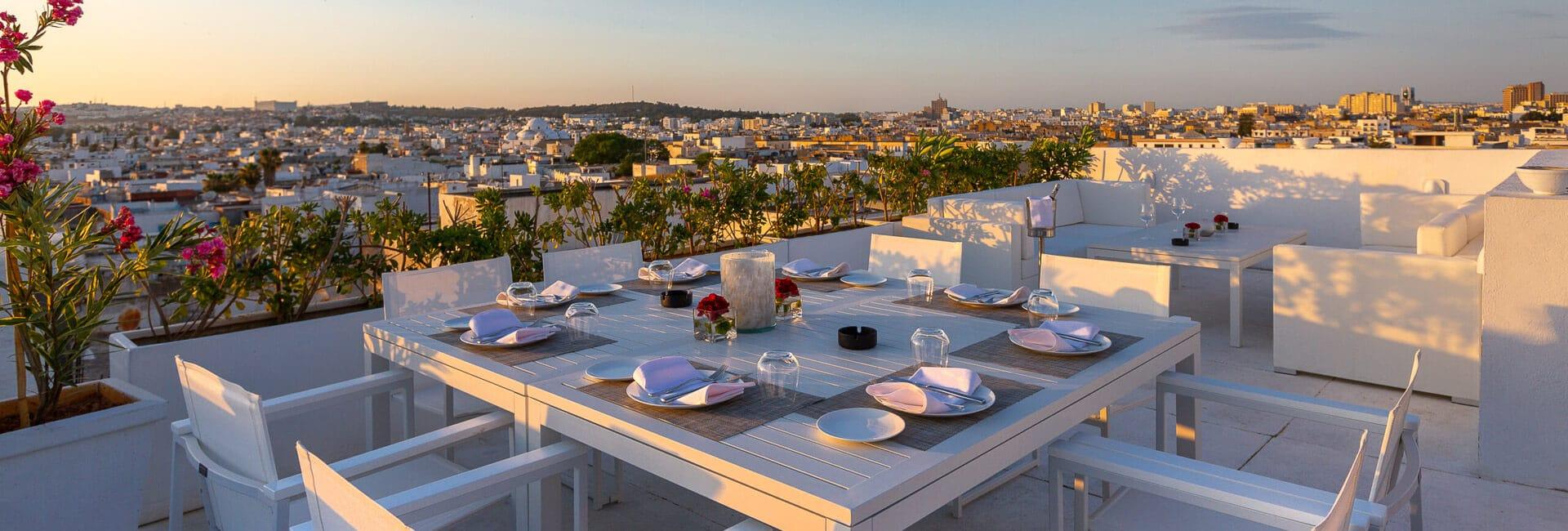 Dar El Jeld Hotel & Spa Tunis Tunisia (Rooftop terrace)