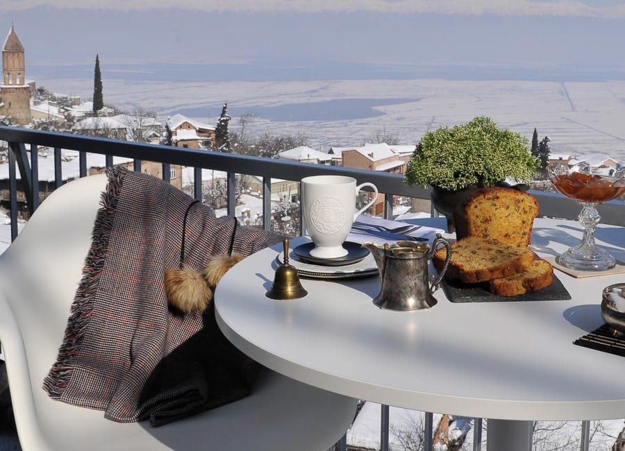 Kabadoni Hotel Sighnaghi Georgia (terrace)