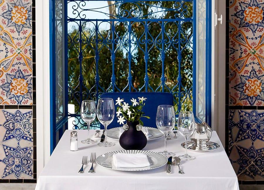 La Villa Bleue Sidi Bou Said Tunisia (The Restaurant)