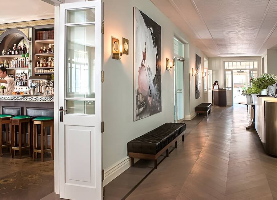 The Norman Tel Aviv Israel (Library Bar and reception area)