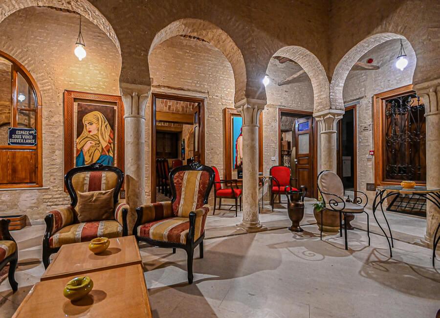 Palais Harran Kairouan Tunisia (lounge)