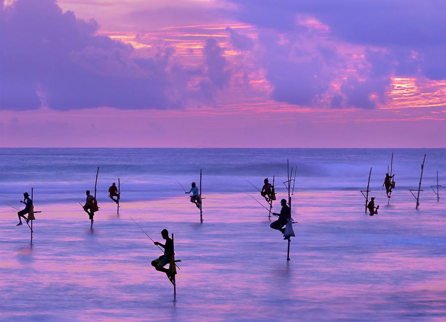 Galle (fishermen. Stilt fishing) Sri Lanka DT 174554922