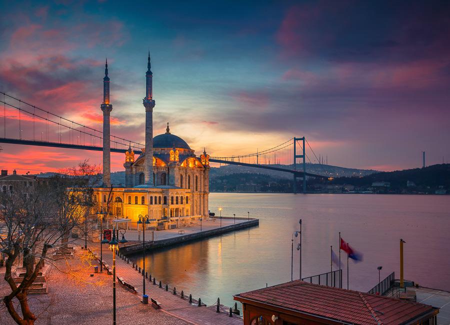 Istanbul (Ortakoy Mosque. Bosphorus Bridge) Turkiye DT 88197215