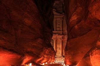 Petra (Al-Khazneh. Treasury. Candlelight) Jordan DT 96770748