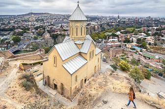 Tbilisi (Saint Nicholas's Orthodox Church. Narikala Fortress) Georgia DT 108431413