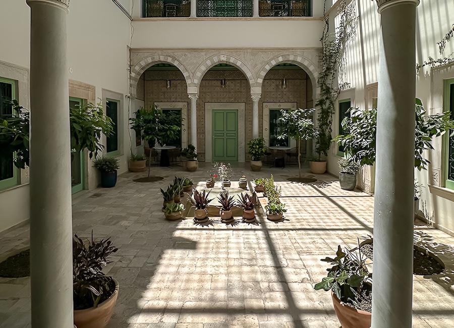 Dar Ben Turkia Tunis Tunisia (Courtyard)