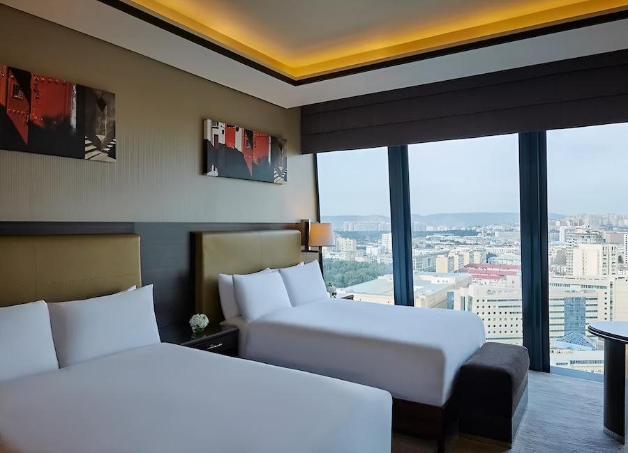 Fairmont Baku Flame Towers Baku Azerbaijan (Deluxe Twin Room City View)