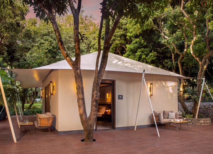 Anand Kashi by the Ganges, Rishikesh India (Luxury Tent Suite Ganges View)