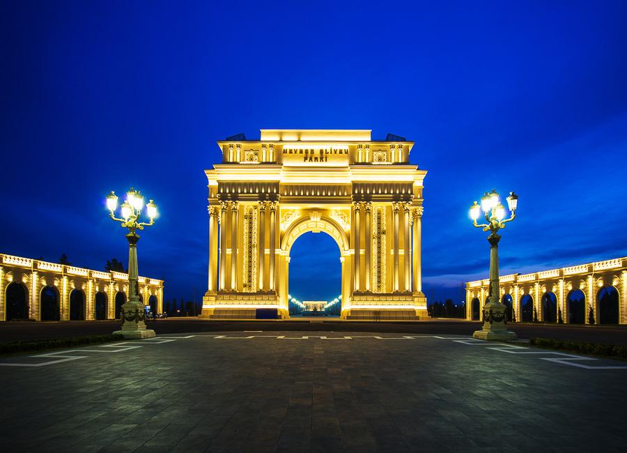 Ganja (Heydar Aliyev Park Complex. Triumph Arch) Azerbaijan DT 47330138