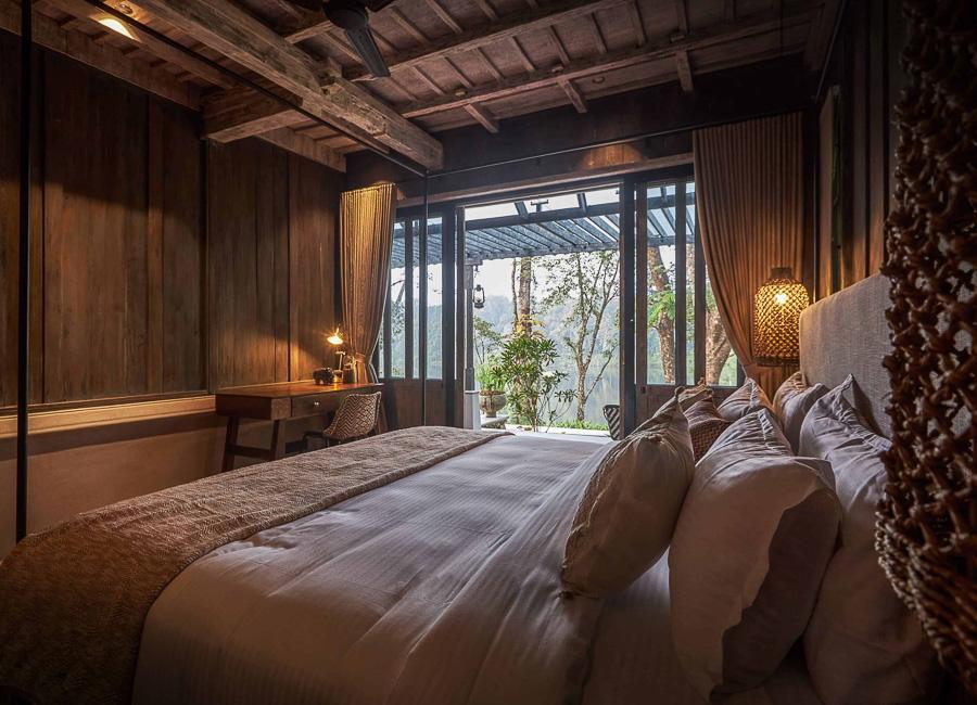 Periyar River Lodge Thattekad Kerala India (bedroom) 1